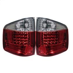 Spyder Auto LED Tail Lights - Red Clear for 1994-2004 GMC Sonoma - 5001931 - (2004 2003 2002 2001 2000 1999 1998 1997 1996 1995 1994)