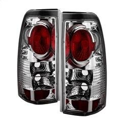 Spyder Auto Euro Style Tail Lights - Chrome for 2003-2006 GMC Sierra 1500 SLT Fleetside - 5001993 - (2006 2005 2004 2003)