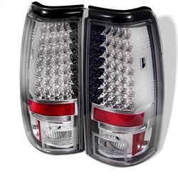 Spyder Auto LED Tail Lights - Chrome for 1999-2000 GMC Sierra 1500 Fleetside - 5002051 - (2000 1999)