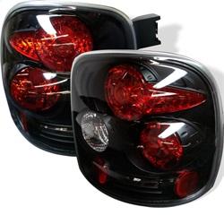 Spyder Auto Euro Style Tail Lights - Black for 2002-2004 Chevrolet Silverado 1500 LT Stepside - 5002105 - (2004 2003 2002)