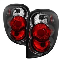 Spyder Auto Euro Style Tail Lights - Black for 2000-2003 Chrysler Voyager - 5002211 - (2003 2002 2001 2000)