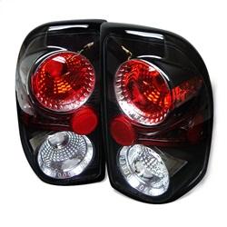 Spyder Auto Euro Style Tail Lights - Black for 1997-2004 Dodge Dakota - 5002327 - (2004 2003 2002 2001 2000 1999 1998 1997)