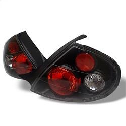 Spyder Auto Euro Style Tail Lights - Black for 2000-2002 Dodge Neon - 5002419 - (2002 2001 2000)