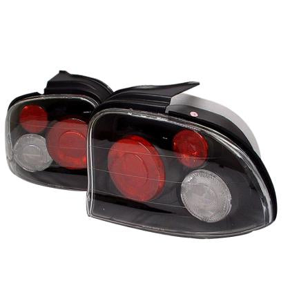 Spyder Auto Euro Style Tail Lights - Black for 1995-1999 Dodge Neon - 5002488 - (1999 1998 1997 1996 1995)