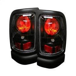 Spyder Auto Euro Style Tail Lights - Black for 1994-2002 Dodge Ram 2500 - 5002662 - (2002 2001 2000 1999 1998 1997 1996 1995 1994)