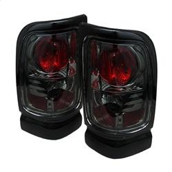 Spyder Auto Euro Style Tail Lights - Smoke for 1999-2001 Dodge Ram 1500 - 5002730 - (2001 2000 1999)