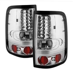 Spyder Auto LED Tail Lights - Chrome for 2004-2008 Ford F-150 Lariat Styleside - 5003256 - (2008 2007 2006 2005 2004)