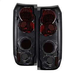 Spyder Auto Euro Style Tail Lights - Smoke for 1993-1995 Ford F-150 XL - 5003331 - (1995 1994 1993)