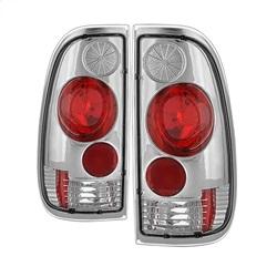 Spyder Auto Euro Style Tail Lights - Chrome for 1999-2003 Ford F-150 Lariat Styleside - 5003355 - (2003 2002 2001 2000 1999)