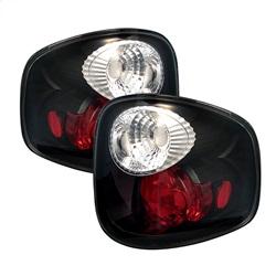 Spyder Auto Euro Style Tail Lights - Black for 1999-2000 Ford F-150 XLT Flareside - 5003379 - (2000 1999)