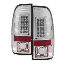 Spyder Auto LED Tail Lights - Chrome for 2001-2003 Ford F-150 Harley-Davidson Edition Styleside - 5003478 - (2003 2002 2001)