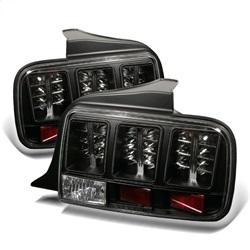 Spyder Auto LED Tail Lights - Black for 2005-2009 Ford Mustang - 5003546 - (2009 2008 2007 2006 2005)