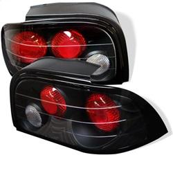 Spyder Auto Euro Style Tail Lights - Black for 1994-1995 Ford Mustang - 5003584 - (1995 1994)