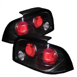 Spyder Auto Euro Style Tail Lights - Black for 1996-1998 Ford Mustang - 5003621 - (1998 1997 1996)