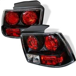 Spyder Auto Euro Style Tail Lights - Black for 2003-2004 Ford Mustang Mach 1 - 5003669 - (2004 2003)