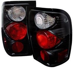 Spyder Auto Euro Style Tail Lights - Black for 1998-2000 Ford Ranger - 5003805 - (2000 1999 1998)