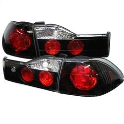 Spyder Auto Euro Style Tail Lights - Black for 2001-2002 Honda Accord Sedan - 5003959 - (2002 2001)