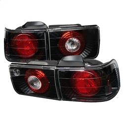 Spyder Auto Euro Style Tail Lights - Black for 1992-1993 Honda Accord Sedan - 5004093 - (1993 1992)