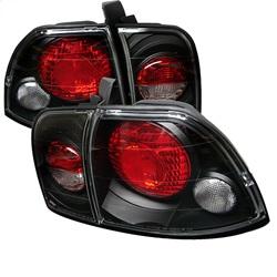 Spyder Auto Euro Style Tail Lights - Black for 1996-1997 Honda Accord DX - 5004215 - (1997 1996)