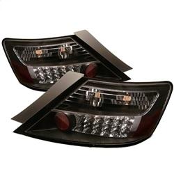 Spyder Auto LED Tail Lights - Black for 2006-2008 Honda Civic EX Coupe - 5004499 - (2008 2007 2006)