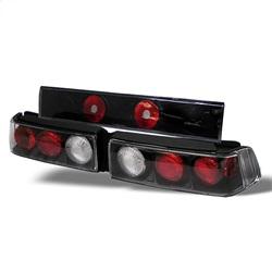 Spyder Auto Tail Lights - Black for 1988-1991 Honda Civic DX Hatchback - 5004550 - (1991 1990 1989 1988)