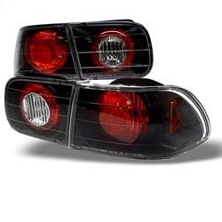 Spyder Auto Tail Lights - Black for 1993-1995 Honda Civic DX Coupe - 5004581 - (1995 1994 1993)