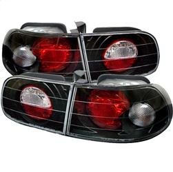 Spyder Auto Tail Lights - Black for 1992-1995 Honda Civic DX Hatchback - 5004680 - (1995 1994 1993 1992)