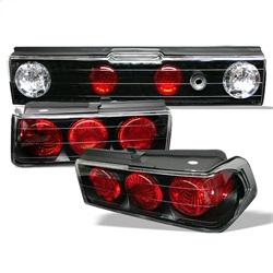 Spyder Auto Euro Style Tail Lights - Black for 1988-1991 Honda CRX HF - 5005120 - (1991 1990 1989 1988)