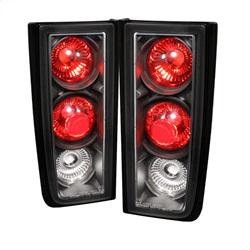 Spyder Auto Euro Style Tail Lights - Black for 2003-2009 Hummer H2 - 5005199 - (2009 2008 2007 2006 2005 2004 2003)