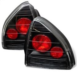 Spyder Auto Euro Style Tail Lights - Black for 1992-1996 Honda Prelude - 5005229 - (1996 1995 1994 1993 1992)