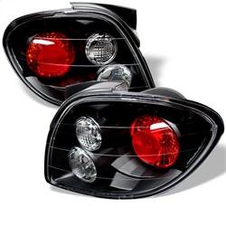 Spyder Auto Euro Style Tail Lights - Black for 2000-2001 Hyundai Tiburon - 5005403 - (2001 2000)