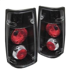 Spyder Auto Euro Style Tail Lights - Black for 1989-1994 Isuzu Amigo - 5005472 - (1994 1993 1992 1991 1990 1989)