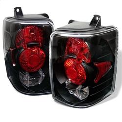 Spyder Auto Euro Style Tail Lights - Black for 1993-1998 Jeep Grand Cherokee - 5005588 - (1998 1997 1996 1995 1994 1993)