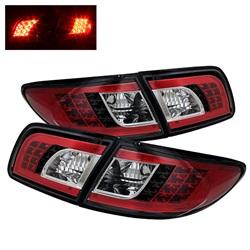 Spyder Auto Tail Lights - Black for 2004-2007 Mazda 6 Hatchback - 5006066 - (2007 2006 2005 2004)