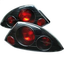 Spyder Auto Euro Style Tail Lights - Black for 2000-2002 Mitsubishi Eclipse - 5006288 - (2002 2001 2000)