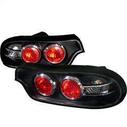 Spyder Auto Euro Style Tail Lights - Black for 1993-1995 Mazda RX-7 - 5006523 - (1995 1994 1993)