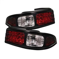 Spyder Auto LED Tail Lights - Black for 1995-1998 Nissan 240SX - 5006622 - (1998 1997 1996 1995)