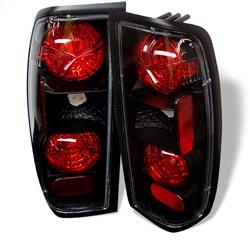 Spyder Auto Euro Style Tail Lights - Black for 1998-2000 Nissan Frontier - 5006837 - (2000 1999 1998)