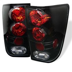 Spyder Auto Euro Style Tail Lights - Black for 2004-2015 Nissan Titan - 5007025 - (2015 2014 2013 2012 2011 2010 2009 2008 2007 2006 2005 2004)