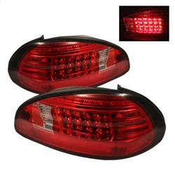 Spyder Auto LED Tail Lights - Red Clear for 1997-2003 Pontiac Grand Prix - 5007162 - (2003 2002 2001 2000 1999 1998 1997)