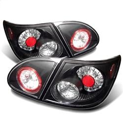 Spyder Auto LED Tail Lights - Black for 2005-2008 Toyota Corolla - 5007360 - (2008 2007 2006 2005)