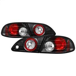 Spyder Auto Euro Style Tail Lights - Black for 1998-2002 Toyota Corolla - 5007476 - (2002 2001 2000 1999 1998)