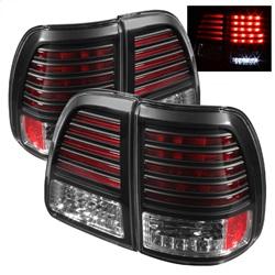 Spyder Auto LED Tail Lights - Black for 1998-2005 Toyota Land Cruiser - 5007537 - (2005 2004 2003 2002 2001 2000 1999 1998)