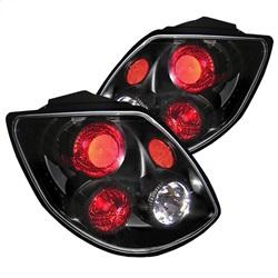 Spyder Auto Euro Style Tail Lights - Black for 2003-2005 Toyota Matrix - 5007599 - (2005 2004 2003)