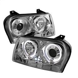 Spyder Auto Projector Headlights - LED Halo - LED - Chrome - High H1 for 2009-2010 Chrysler 300 Limited - 5008046 - (2010 2009)