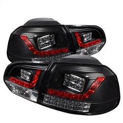 Spyder Auto LED Tail Lights - Black for 2012-2013 Volkswagen Golf R - 5008176 - (2013 2012)