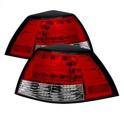 Spyder Auto LED Tail Lights - Red Clear for 2008-2009 Pontiac G8 - 5008602 - (2009 2008)