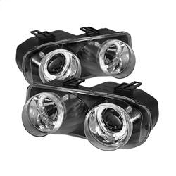 Spyder Auto Projector Headlights - LED Halo -Chrome - High H1 - Low 9006 for 1994-1997 Acura Integra - 5008688 - (1997 1996 1995 1994)