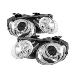 Spyder Auto Projector Headlights - LED Halo -Chrome - High H1 - Low 9006 for 1998-2001 Acura Integra - 5008701 - (2001 2000 1999 1998)