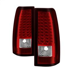 Spyder Auto LED Tail Lights - Red Clear for 2004-2004 Chevrolet Silverado 1500 Z71 Fleetside - 5008787 - (2004)